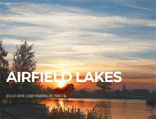 Tablet Screenshot of airfieldlakes.com